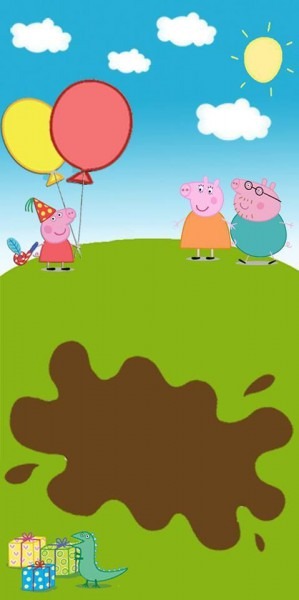 Convite George Pig Pop Up Diy 5 Convite George Pig Pop Up Diy 5