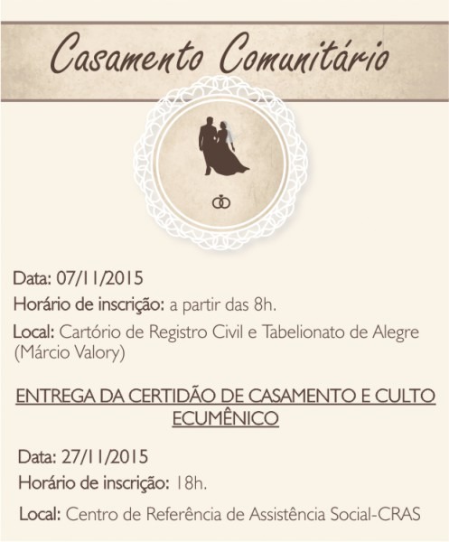 Casamento Comunitário Casamento Comunitário