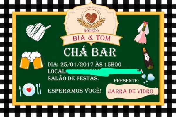 Convite ChÃ¡ Bar  )