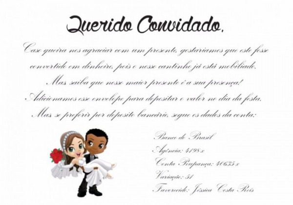 Solicitar Presentes Em Dinheiro Ou Não Solicitar Presentes Em Dinheiro Ou Não