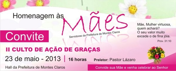 Prefeitura Realiza Homenagem às Mães Prefeitura Realiza Homenagem às Mães
