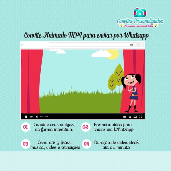 Convite Animado Show Da Luna Menino No Elo7 Convite Animado Show Da Luna Menino No Elo7