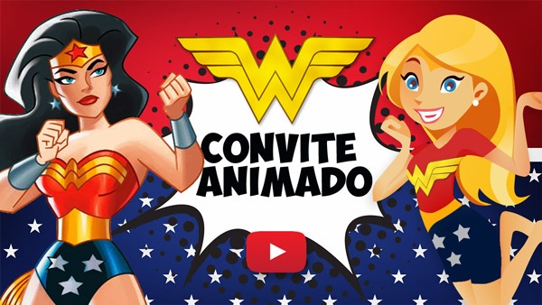 Convite Animado Virtual Mulher Maravilha Grátis Para Baixar E Editar Convite Animado Virtual Mulher Maravilha Grátis Para Baixar E Editar