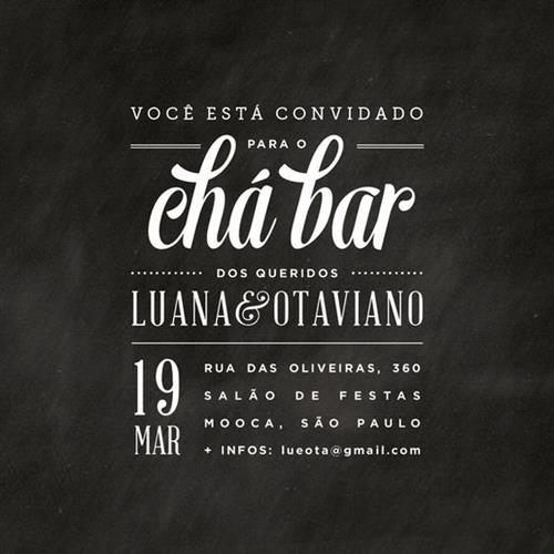 Convite ChÃ¡ Bar