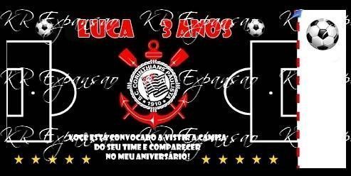 Convite De Aniversário Do Corinthians â Modelos De Convite Convite De Aniversário Do Corinthians â Modelos De Convite