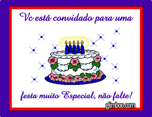 Convite De Aniversario Para Mandar Pelo Whatsapp Â» Happy Birthday