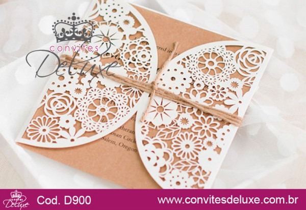 Convites De Casamento Corte à Laser Convites De Casamento Corte à Laser