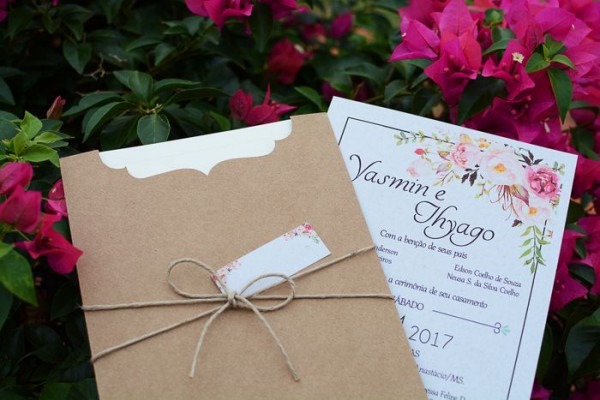 Convite Envelope Rustico Convite Envelope Rustico