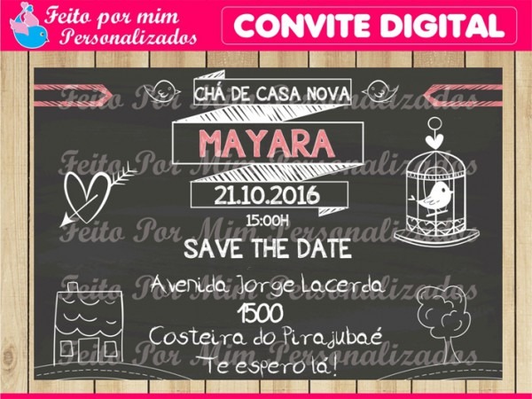 Convite Digital Chá De Casa Nova No Elo7 Convite Digital Chá De Casa Nova No Elo7