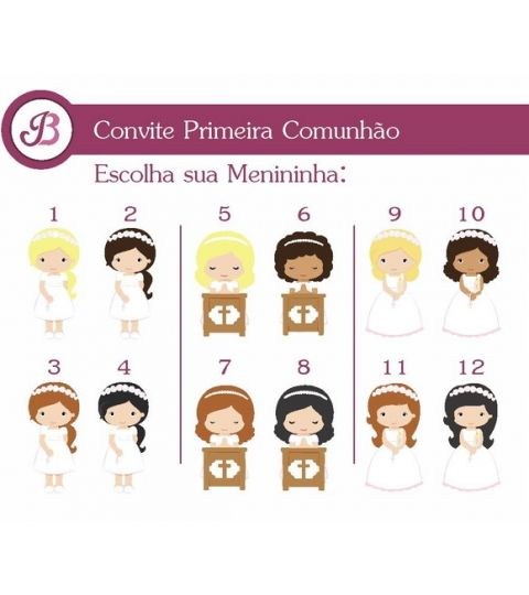 Convite Digital Primeira Comunhão Whatsapp Convite Digital Primeira Comunhão Whatsapp
