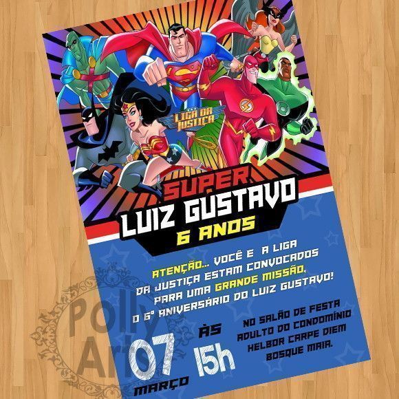 Convite Digital Virtual Liga Da Justiça Convite Digital Virtual Liga Da Justiça