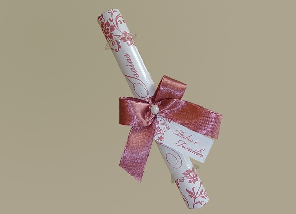 Tubo Vidro Pergaminho Decorado Convites Tubo Vidro Pergaminho Decorado Convites