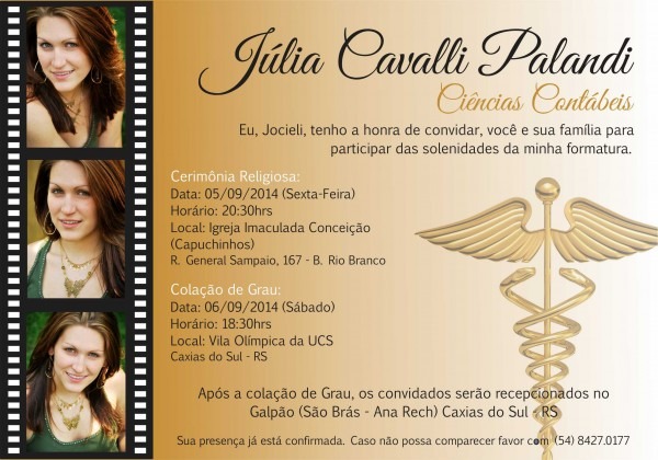 Convite Formatura Contábeis Convite Formatura Contábeis