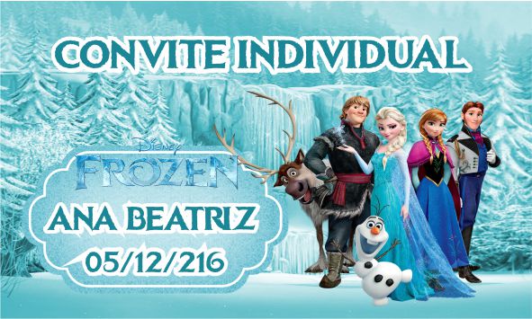 Convite Individual No Elo7 Convite Individual No Elo7