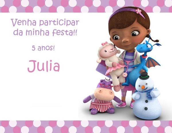 Festa Da Doutora Brinquedos! á
Mil Dicas De Mãe Festa Da Doutora Brinquedos! á
Mil Dicas De Mãe