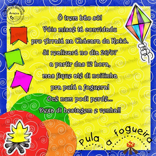 Convite Para Festa Junina Avaré Convite Para Festa Junina Avaré
