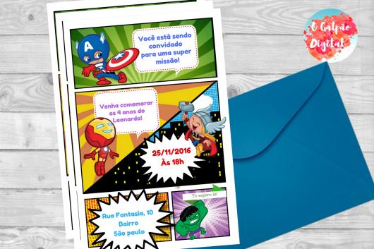 Convite Vingadores 60 Ideias IncrÃveis & Modelos Para Imprimir Grátis Convite Vingadores 60 Ideias IncrÃveis & Modelos Para Imprimir Grátis