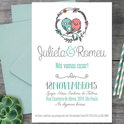 Casamento Bird Love Casamento Bird Love