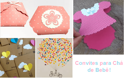 Convites Para Chá De Bebê Como Fazer, Modelos E Moldes Para Imprimir Convites Para Chá De Bebê Como Fazer, Modelos E Moldes Para Imprimir