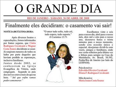 Convite De Casamento Convite De Casamento