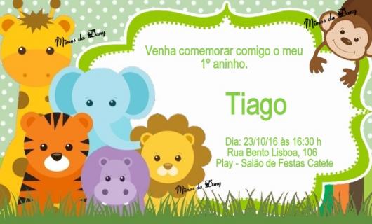 40 Convites Safari Adoráveis & Como Fazer Passo A Passo! 40 Convites Safari Adoráveis & Como Fazer Passo A Passo!