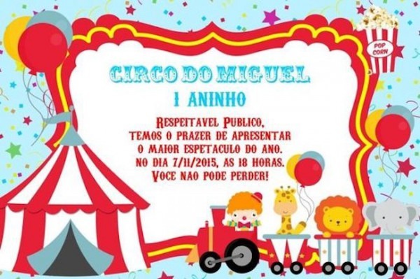 Festa Com Tema Circo Ideias Para O Aniversário + 85 Fotos Festa Com Tema Circo Ideias Para O Aniversário + 85 Fotos