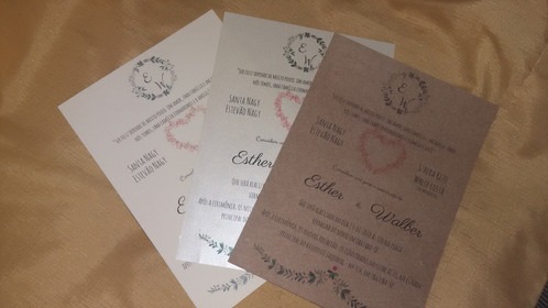 Convite De Casamento Sem Envelope Convite De Casamento Sem Envelope