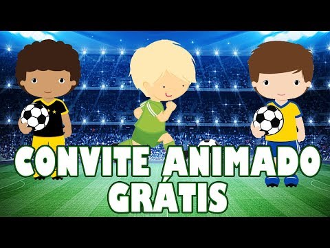 Convite Animado Futebol Convite Animado Futebol