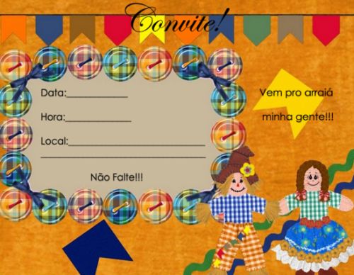 Ideias De Convites De Aniversário Infantil Tema Festa Junina Ideias De Convites De Aniversário Infantil Tema Festa Junina