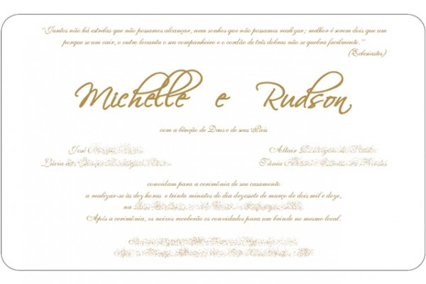 Meu Convite De Casamento By Papiro Boutique De PapÃ©is