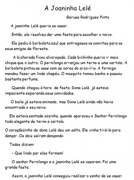 A Joaninha LelÃâ Trabalhando Com Convites E InterpretaÃÃo De A Joaninha LelÃâ Trabalhando Com Convites E InterpretaÃÃo De