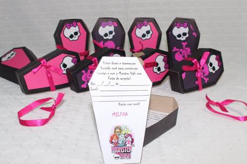 Kit Decoração De Festa Monster High Kit Decoração De Festa Monster High