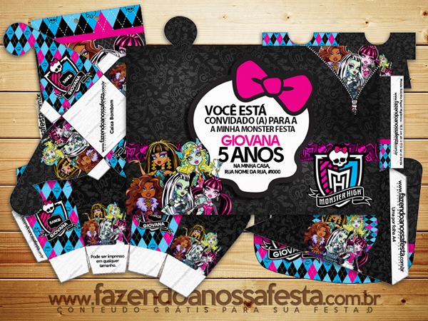 Kit Completo Digital Monster High! Kit Completo Digital Monster High!