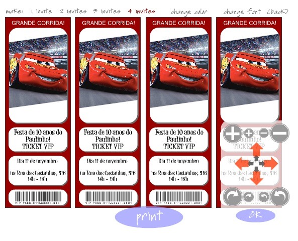 Como Fazer Convite De Aniversário Dos Carros Como Fazer Convite De Aniversário Dos Carros