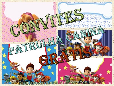 23 Convites Patrulha Canina GrÃtis Para Editar E Imprimir 23 Convites Patrulha Canina GrÃtis Para Editar E Imprimir