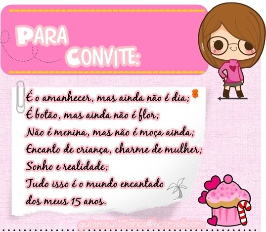 Frases Para Colocar No Convite De 15 Anos Frases Para Colocar No Convite De 15 Anos