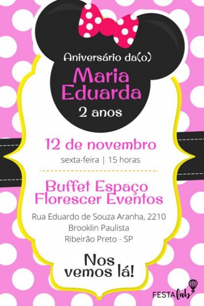 Convite De Aniversário Convite De Aniversário