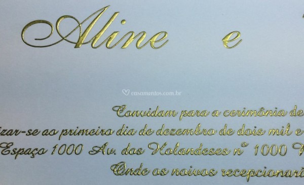Relevo Americano Dourado De Monet Convites Relevo Americano Dourado De Monet Convites