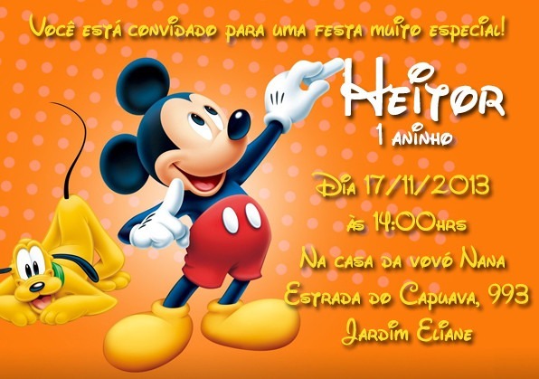 120 Convite 10x7 Mickey Minnie Princesas Galinha Aniversário 120 Convite 10x7 Mickey Minnie Princesas Galinha Aniversário
