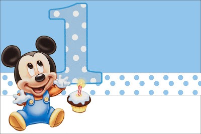 Mickey Baby Azul Poá Mickey Baby Azul Poá