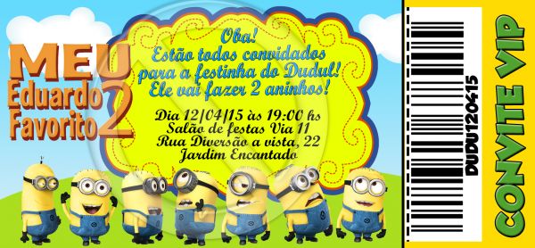 Convite Tipo Ingresso Convite Tipo Ingresso