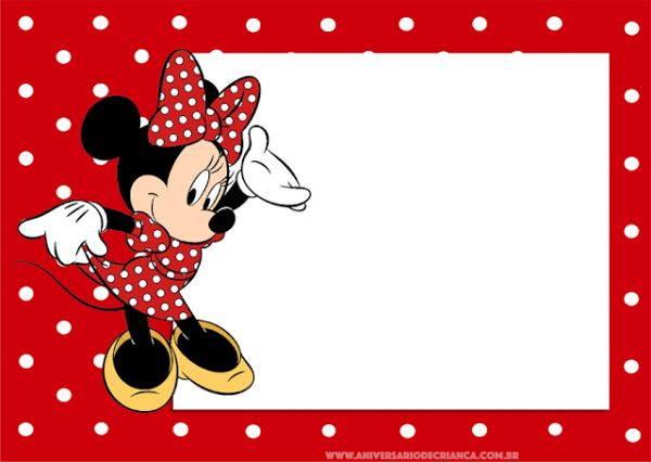 Convite De Aniversário Infantil Da Minnie Para Imprimir Convite De Aniversário Infantil Da Minnie Para Imprimir