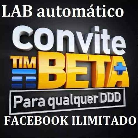 Convite Chip Tim Beta Lab Tim Beta 10gb+600 Minutos Qlqr Ddd Convite Chip Tim Beta Lab Tim Beta 10gb+600 Minutos Qlqr Ddd