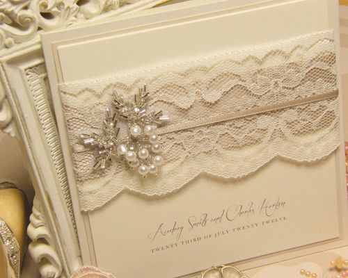 Convites De Casamento Com Pérolas Convites De Casamento Com Pérolas