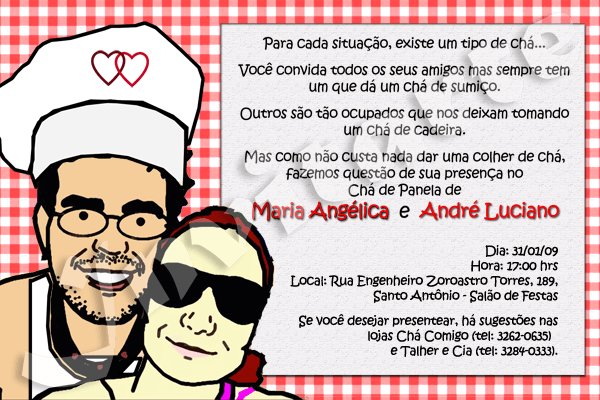 Invitarte Convite Chá De Cozinha Ii Invitarte Convite Chá De Cozinha Ii
