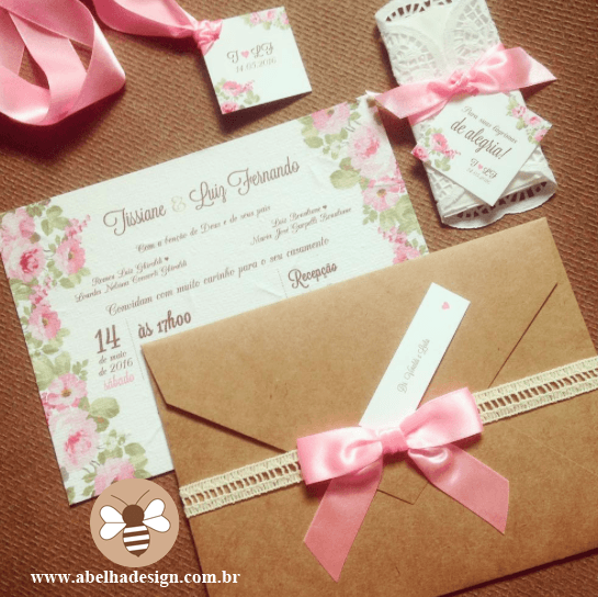 Convite Casamento Floral Convite Casamento Floral