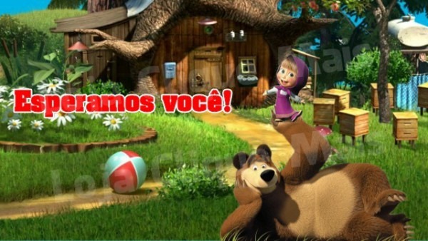 Convite Animado AniversÃ¡rio Infantil Masha E O Urso