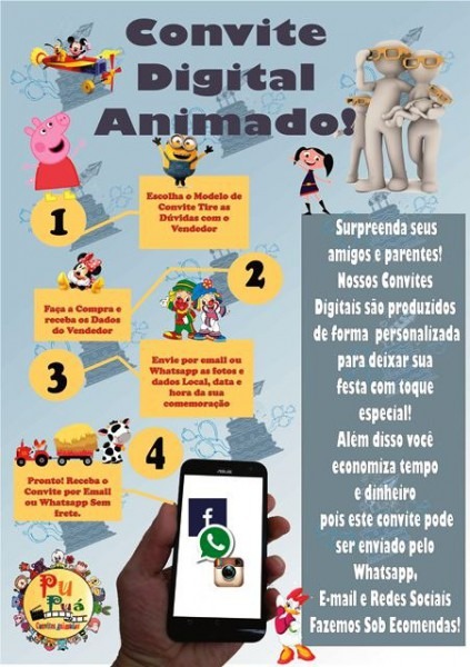 Convite Animado Virtual Fazendinha (envio Pelo Whatsapp) Convite Animado Virtual Fazendinha (envio Pelo Whatsapp)