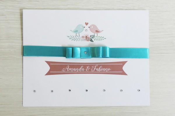 Convite Casamento Passarinhos Convite Casamento Passarinhos