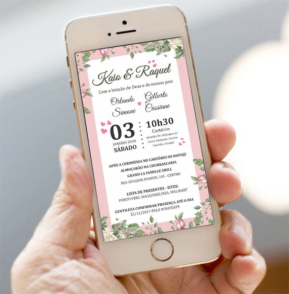 Convite Virtual Casamento Civil Convite Virtual Casamento Civil
